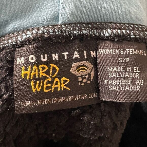MOUNTAIN HARDWEAR Fuzzy Hooded Sweater, Silky Soft, Kangaroo pockets, Size S - Picture 5 of 9